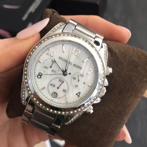 SOLD Michael Kors Sterling Silver watch